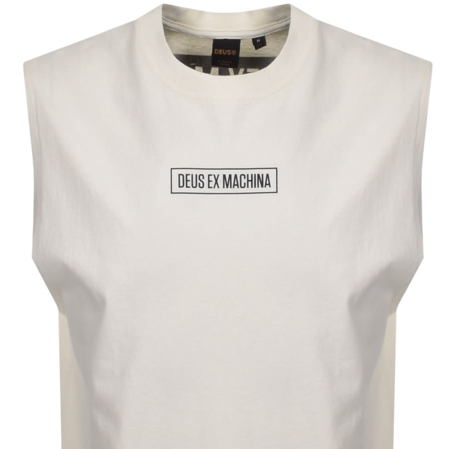 Alternative Image for ProductDeus Ex Machina Patton Muscle Vest T Shirt White2